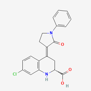 molecular formula C20H17ClN2O3 B1243279 Unii-3wgi8foo62 CAS No. 476689-77-7