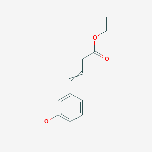 molecular formula C13H16O3 B12432849 Ethyl 4-(3-methoxyphenyl)but-3-enoate CAS No. 18904-42-2