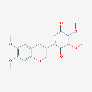 molecular formula C19H20O7 B1243285 Abruquinone A 