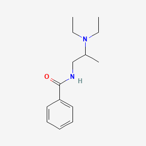 molecular formula C14H22N2O B12432953 N-[2-(diethylamino)propyl]benzamide 