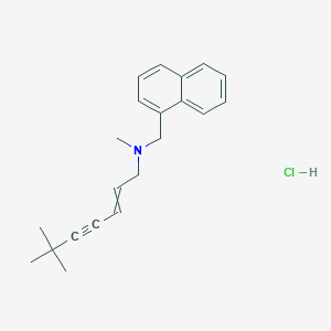 molecular formula C21H26ClN B12432968 N,6,6-trimethyl-N-(naphthalen-1-ylmethyl)hept-2-en-4-yn-1-amine;hydrochloride 