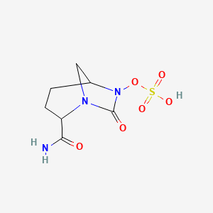 (2-Carbamoyl-7-oxo-1,6-diazabicyclo[3.2.1]octan-6-yl) hydrogen sulfate