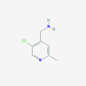 molecular formula C7H9ClN2 B12432993 (5-Chloro-2-methylpyridin-4-YL)methanamine CAS No. 1060810-04-9