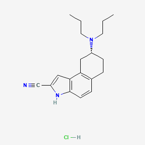 molecular formula C19H26ClN3 B1243306 U92016A hydrochloride CAS No. 149654-41-1