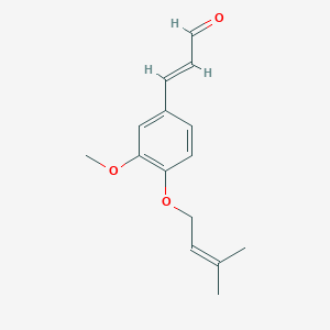 molecular formula C15H18O3 B1243317 Boropinal 