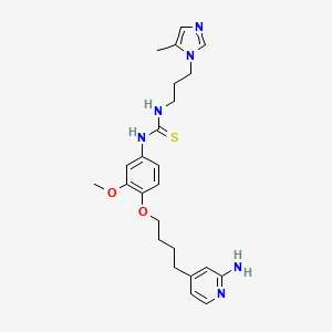 molecular formula C24H32N6O2S B12433250 Glutaminyl Cyclase Inhibitor 3 