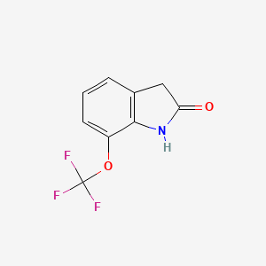molecular formula C9H6F3NO2 B12433272 7-(Trifluoromethoxy)indolin-2-one 