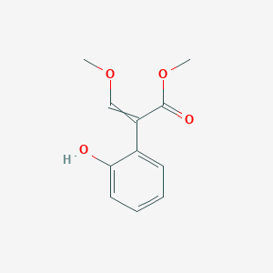 molecular formula C11H12O4 B12433280 Methyl 2-(2-hydroxyphenyl)-3-methoxyprop-2-enoate 