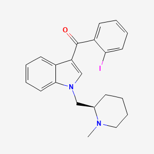 2-iodophenyl-(1-(1-methylpiperidin-2-ylmethyl)-1H-indol-3-yl)methanone