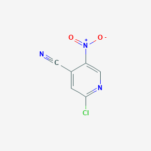 molecular formula C6H2ClN3O2 B12433337 2-Chloro-5-nitroisonicotinonitrile 