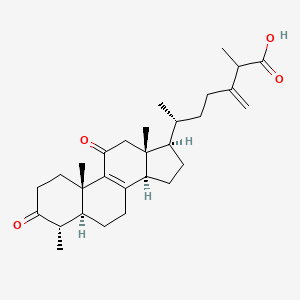 Ergosta-8,24(28)-dien-26-oic acid, 4-methyl-3,11-dioxo-, (4alpha,5alpha)-