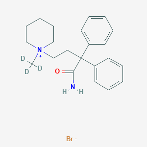 molecular formula C22H29BrN2O B12433400 Fenpiverinium D3 (bromide) 