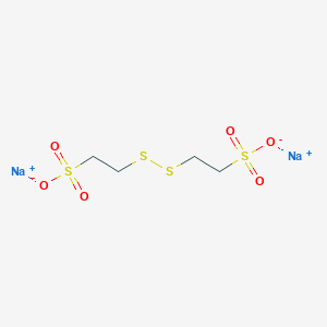 molecular formula C4H8Na2O6S4 B12433412 disodium;2-(2-sulfonatoethyldisulfanyl)ethanesulfonate 