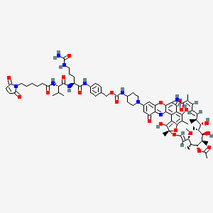 molecular formula C77H96N10O21 B12433427 MC-VC-Pabc-DNA31 