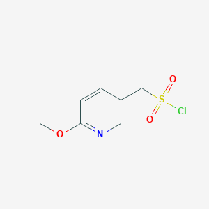 molecular formula C7H8ClNO3S B12433477 (6-Methoxypyridin-3-YL)methanesulfonyl chloride 