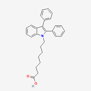 8-(2,3-Diphenylindol-1-yl)octanoic acid