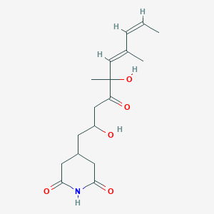 molecular formula C17H25NO5 B1243351 5-Hydroxy-9-methylstreptimidone 