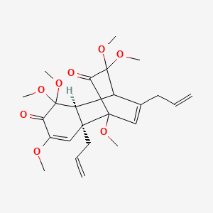 molecular formula C24H32O8 B12433616 Asatone 