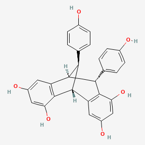 molecular formula C28H22O6 B12433646 Ampelopsin F 