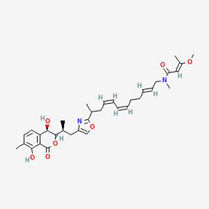 molecular formula C34H44N2O7 B1243365 Ajudazol B 