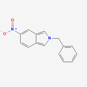 molecular formula C15H12N2O2 B12433653 2-Benzyl-5-nitroisoindole 