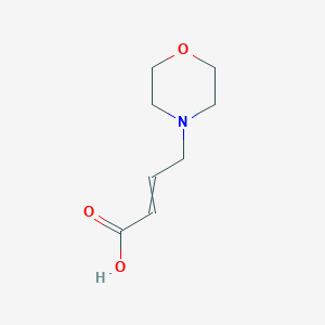 molecular formula C8H13NO3 B12433667 (E)-4-morpholino-2-butenoic acid 