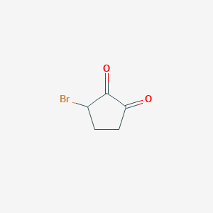 molecular formula C5H5BrO2 B12433675 3-Bromo-1,2-cyclopentanedione 