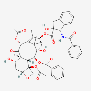 molecular formula C48H51NO14 B1243370 2',2''-Methylenepaclitaxel 