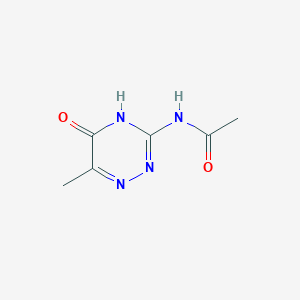 molecular formula C6H8N4O2 B12433701 N-(6-Methyl-5-oxo-2,5-dihydro-1,2,4-triazin-3-yl)acetamide 