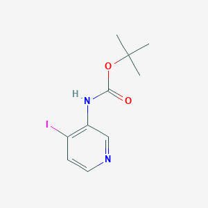 molecular formula C10H13IN2O2 B124338 (4-碘吡啶-3-基)-碳酸叔丁酯 CAS No. 154048-89-2