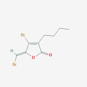 (5Z)-4-bromo-5-(bromomethylene)-3-butyl-2(5H)-furanone