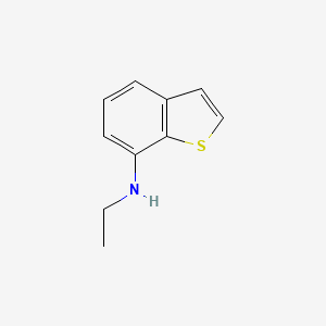 molecular formula C10H11NS B12433910 N-Ethyl-1-benzothiophen-7-amine 