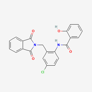 molecular formula C22H15ClN2O4 B1243397 CPPHA CAS No. 693288-97-0
