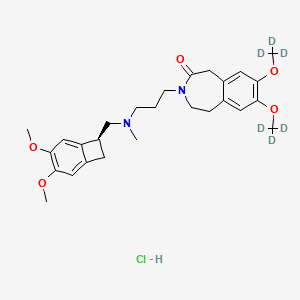 molecular formula C27H37ClN2O5 B12433974 Ivabradine D6 Hydrochloride 