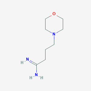 molecular formula C8H17N3O B12434056 4-Morpholinobutanimidamide 
