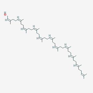 molecular formula C55H90O B1243409 Ditrans,polycis-undecaprenol 