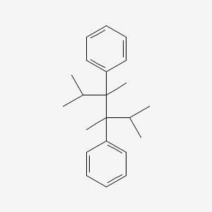 molecular formula C22H30 B12434123 1,1'-(2,3,4,5-Tetramethylhexane-3,4-diyl)dibenzene CAS No. 62678-55-1