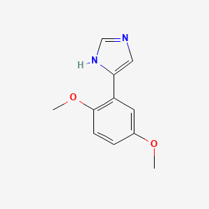 molecular formula C11H12N2O2 B12434132 4-(2,5-Dimethoxyphenyl)-1H-imidazole 
