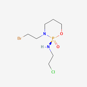2H-1,3,2-Oxazaphosphorin-2-amine, tetrahydro-3-(2-bromoethyl)-N-(2-chloroethyl)-, 1,2-oxide, (S)-