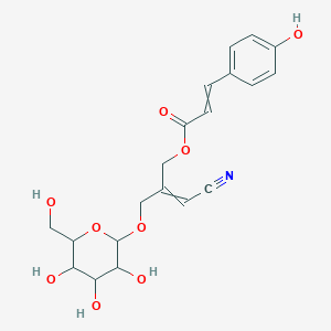 molecular formula C20H23NO9 B12434152 Sutherlandin 5-trans-p-coumarate 