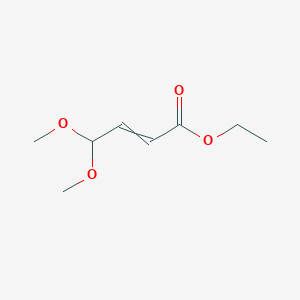 molecular formula C8H14O4 B12434171 Ethyl (2E)-4,4-dimethoxybut-2-enoate 