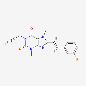 8-[(E)-3-Bromostyryl]-3,7-dimethyl-1-propargylxanthine