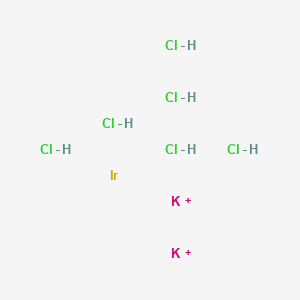 molecular formula Cl6H6IrK2+2 B12434232 Dipotassium;iridium;hexahydrochloride 