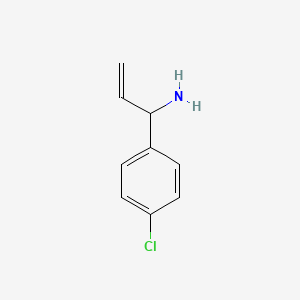 molecular formula C9H10ClN B12434287 1-(4-Chlorophenyl)prop-2-EN-1-amine 