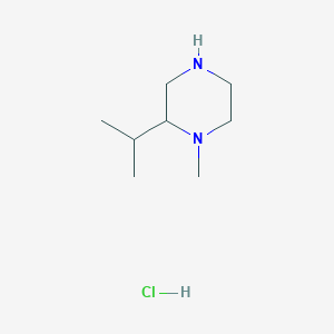 molecular formula C8H19ClN2 B12434402 2-Isopropyl-1-methylpiperazine hydrochloride 