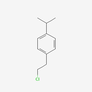 molecular formula C11H15Cl B12434463 1-(2-Chloroethyl)-4-isopropylbenzene CAS No. 91244-27-8
