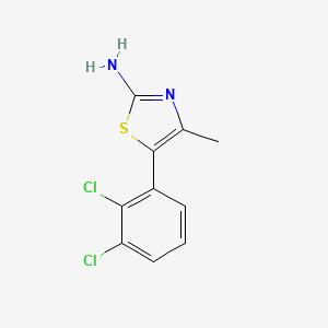 molecular formula C10H8Cl2N2S B12434487 5-(2,3-Dichlorophenyl)-4-methyl-1,3-thiazol-2-amine 