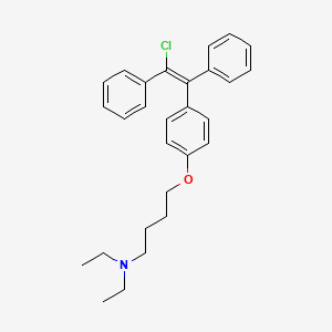 molecular formula C28H32ClNO B1243453 Unii-65A2jij27G CAS No. 165536-41-4