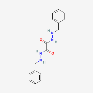 molecular formula C16H18N4O2 B12434537 Oxalic acid, bis(2-benzylhydrazide) CAS No. 83420-60-4