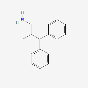 molecular formula C16H19N B12434552 2-Methyl-3,3-diphenylpropan-1-amine 